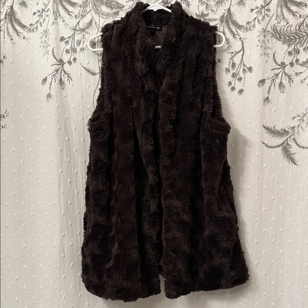 French Laundry Chocolate Teddy Vest